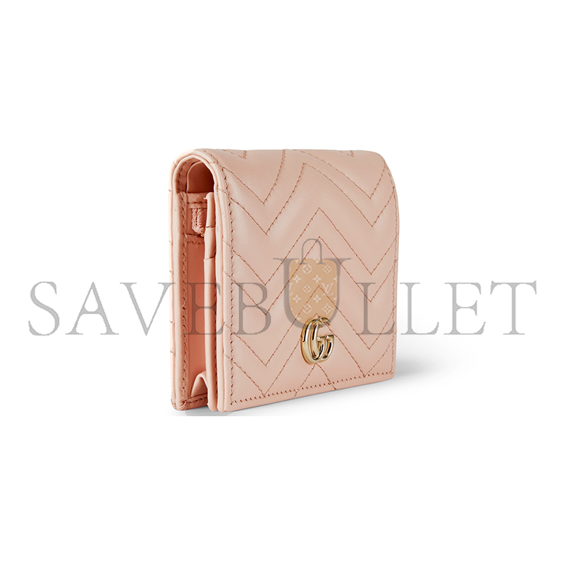 GUCCI GG MARMONT CARD CASE WALLET 466492 (17.5*11cm) GUCCI GG MARMONT CARD CASE WALLET 466492 (17.5*11cm)